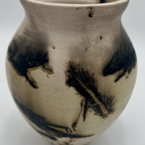 Golden Feather Vase By Emily Hiner