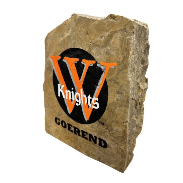 Personalized Wartburg College Engraved Stone