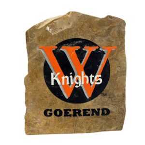 Personalized Wartburg College Engraved Stone