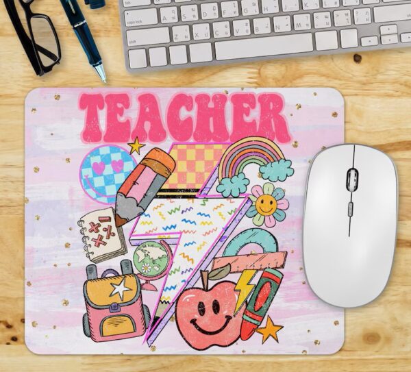 Teacher Lightning Bolt Mouse Pad