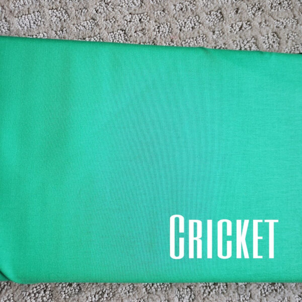 Tula Pink Cricket Green Designer Essentials Solid Fabric