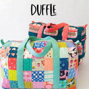 Patchwork Duffle Bag Pattern by Knot & Thread