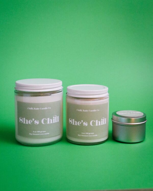 She’s Chill Candle | Eucalyptus + Spearmint