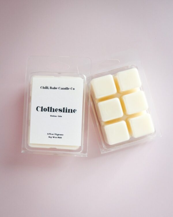 Clothesline Wax Melt | Cotton + Iris