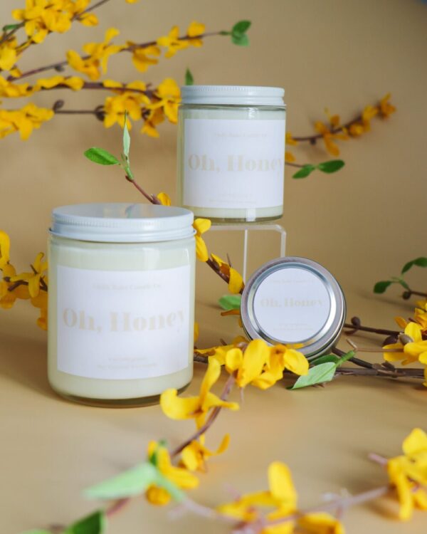 Oh, Honey Candle | Honeysuckle + Jasmine + Powder