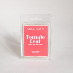 Tomato Leaf Wax Melt | Tomato + Basil + Green Leaves