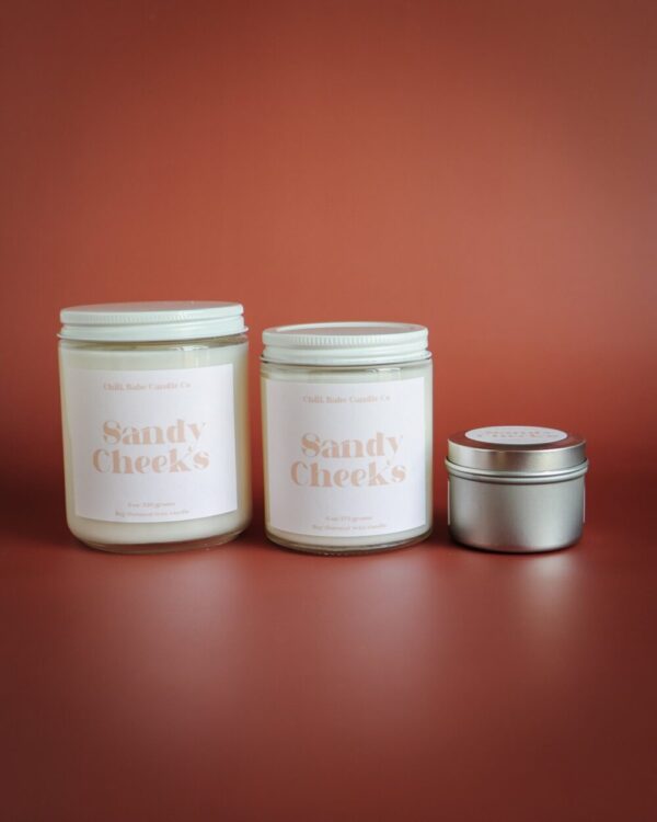 Sandy Cheeks Candle | Coconut Milk + Sandalwood + Tonka Bean