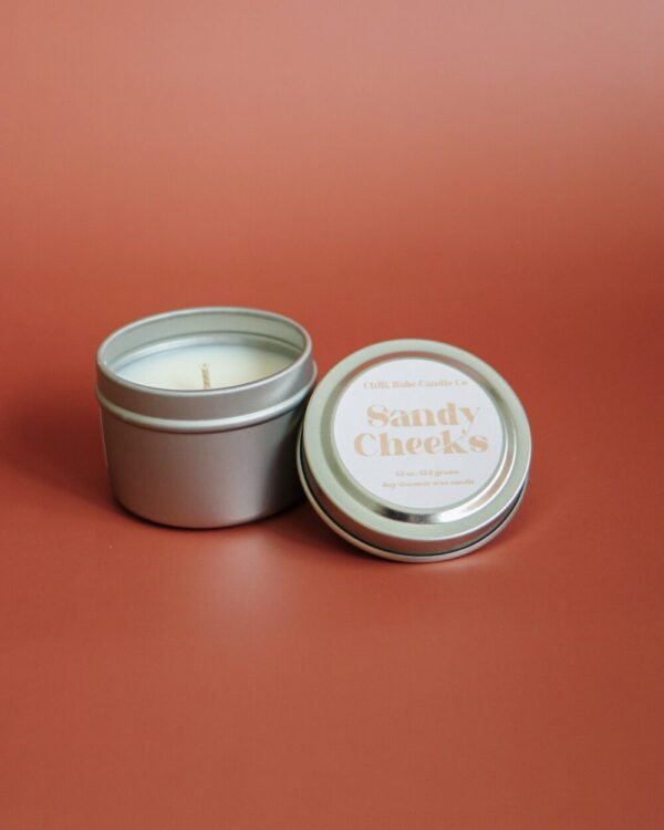 Sandy Cheeks Candle | Coconut Milk + Sandalwood + Tonka Bean