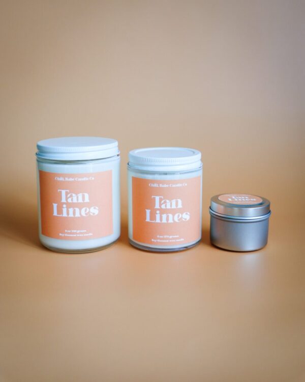 Tan Lines Candle | Sunblock + Beach/Pool Days