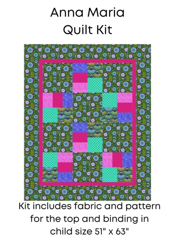 Anna Maria Quilt Kit with Just Can’t Cut It Quilt Pattern