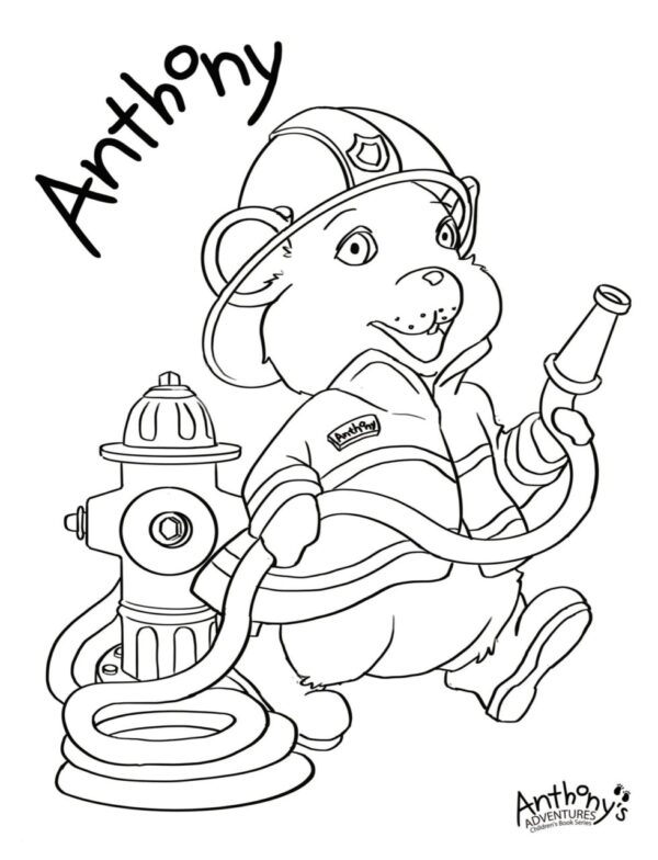 Anthony’s Coloring & Activity Book – with BONUS STICKERS!