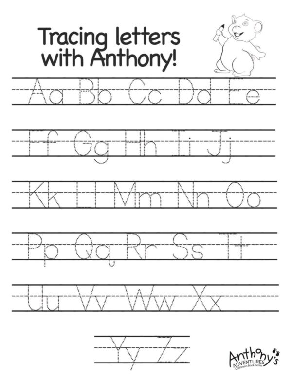 Anthony’s Coloring & Activity Book – with BONUS STICKERS!