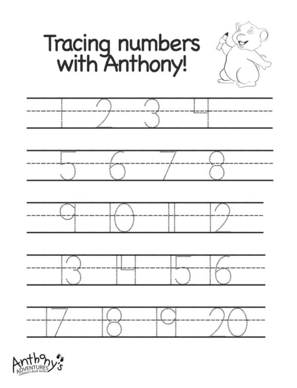 Anthony’s Coloring & Activity Book – with BONUS STICKERS!