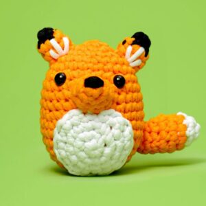 Fox Crochet Kit for Beginners by The Woobles