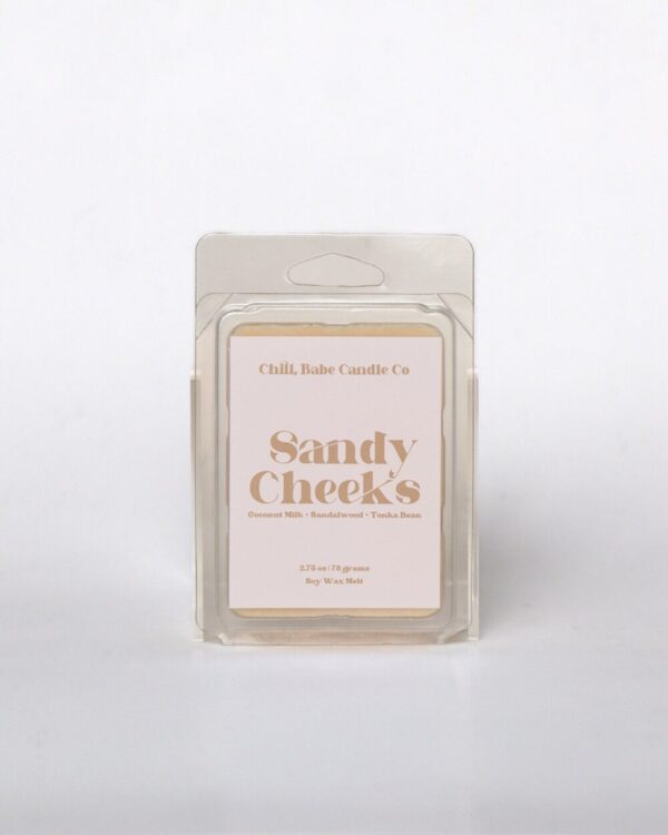 Sandy Cheeks Wax Melt | Coconut Milk + Sandalwood + Tonka Bean