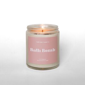 Bath Bomb Candle | Citrus + Jasmine + Pachouli