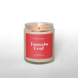 Tomato Leaf Candle | Tomato + Basil + Green Leaves