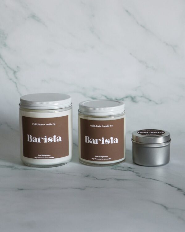 Barista Candle | Coffee + Hazelnut + Maple