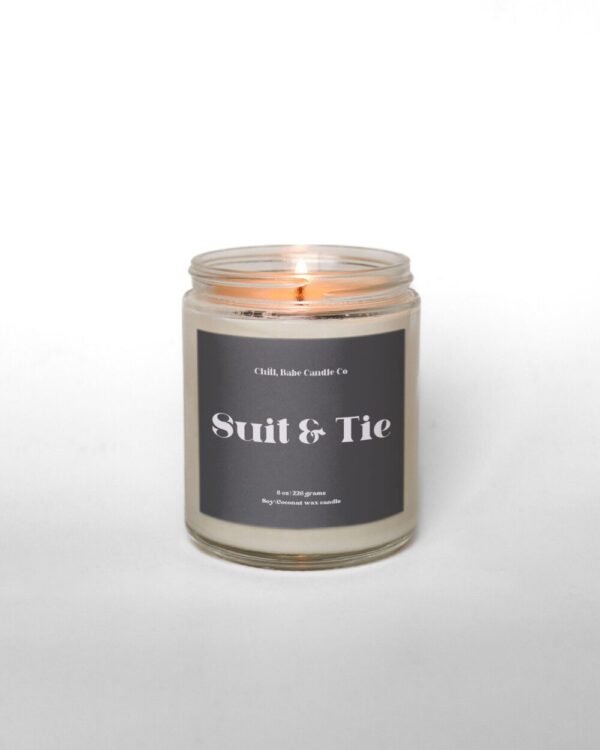 Suit & Tie Candle | Saffron + Cedarwood + Violet + Smoke