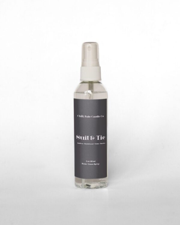 Suit & Tie Room & Linen Spray | Saffron + Cedarwood + Violet + Smoke