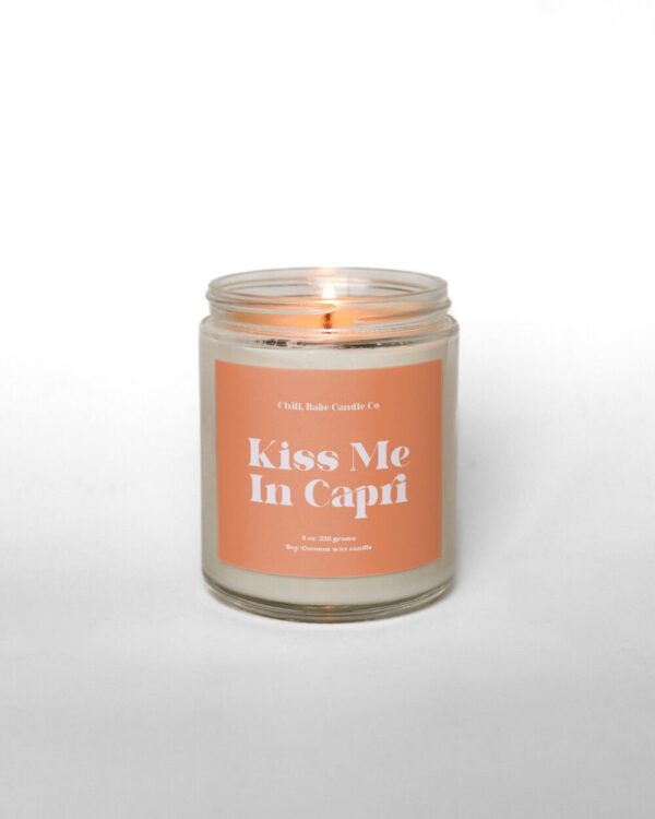 Kiss Me In Capri Candle | Olive Leaf + Fig + Citron