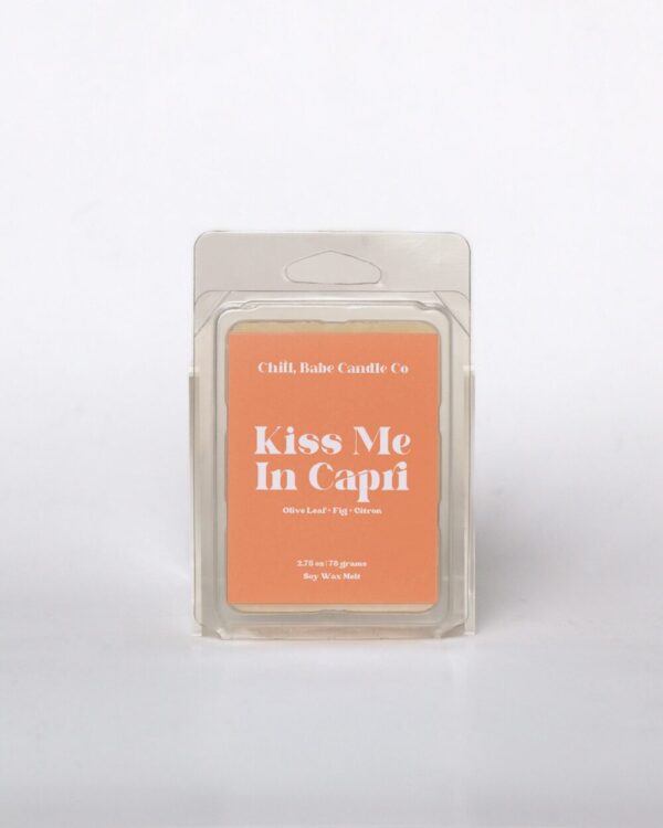 Kiss Me In Capri Wax Melt | Olive Leaf + Fig + Citron