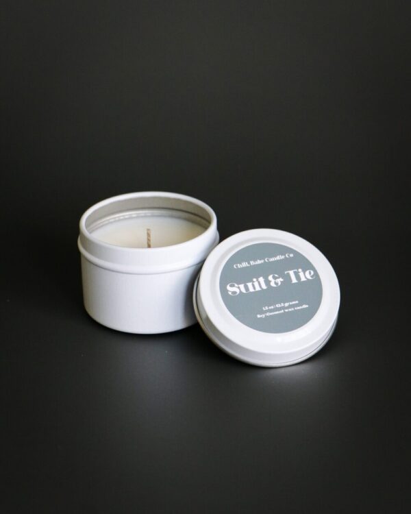 Suit & Tie Candle | Saffron + Cedarwood + Violet + Smoke