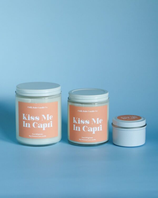 Kiss Me In Capri Candle | Olive Leaf + Fig + Citron