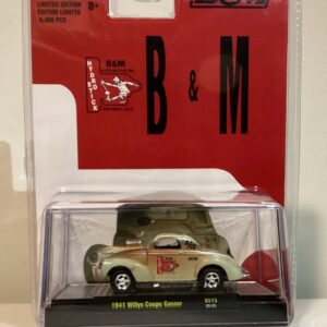 M2 Machines 1:64 die cast 1941 Willys Coupe Gasser B&M Hobby Only Special