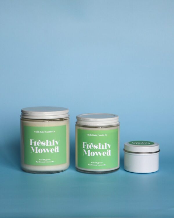 Freshly Mowed Candle | Green Grass + Citrus + Moss