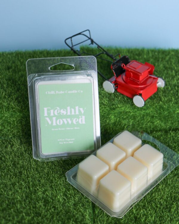 Freshly Mowed Wax Melt | Green Grass + Citrus + Moss