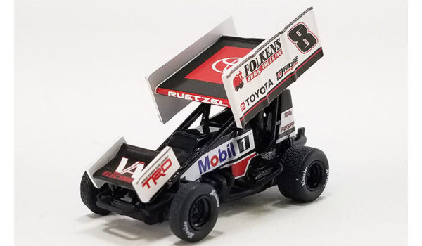 Acme 1:64 die cast Toyota / Mobil 1 Sprint Car #8 Aaron Reutzel