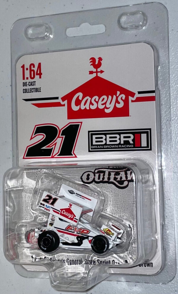 Acme 1:64 die cast Casey’s General Store Sprint Car #21 Brian Brown