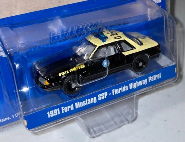 Acme 1:64 die cast 1991 Ford Mustang Florida Highway Patrol