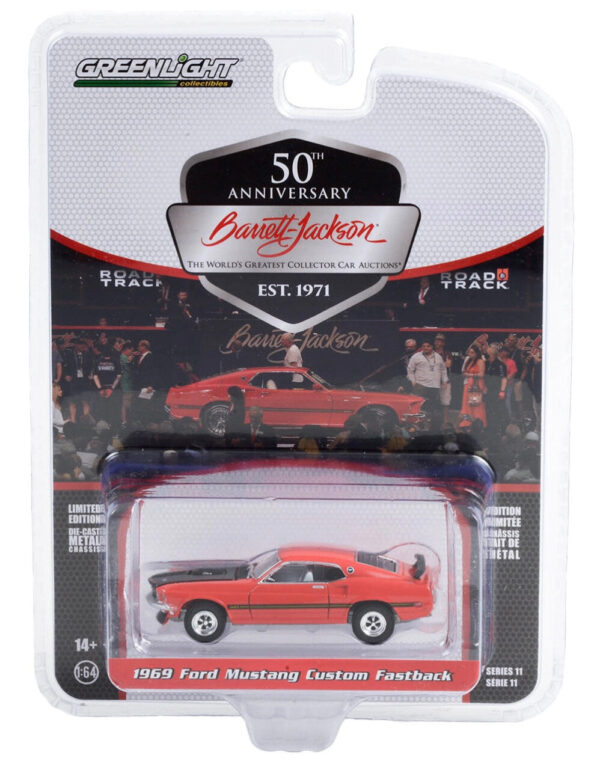 Greenlight 1:64 die cast 1969 Ford Mustang Fastback