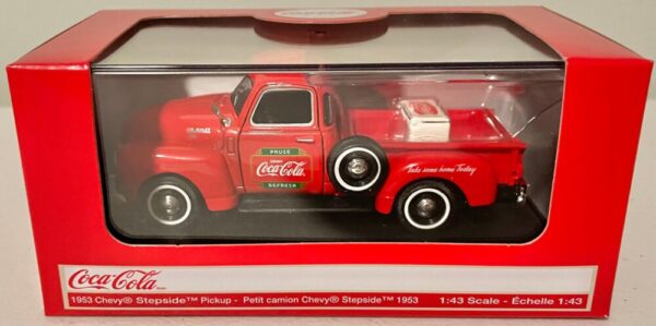 Motor City Classics 1:43 die cast Coca Cola 1953 Chevy Stepside Pickup with Cooler