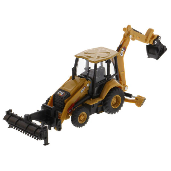 Diecast Masters 1:64 die cast CAT 420 XE Backhoe Loader with Attachments