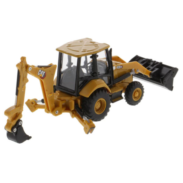 Diecast Masters 1:64 die cast CAT 420 XE Backhoe Loader with Attachments