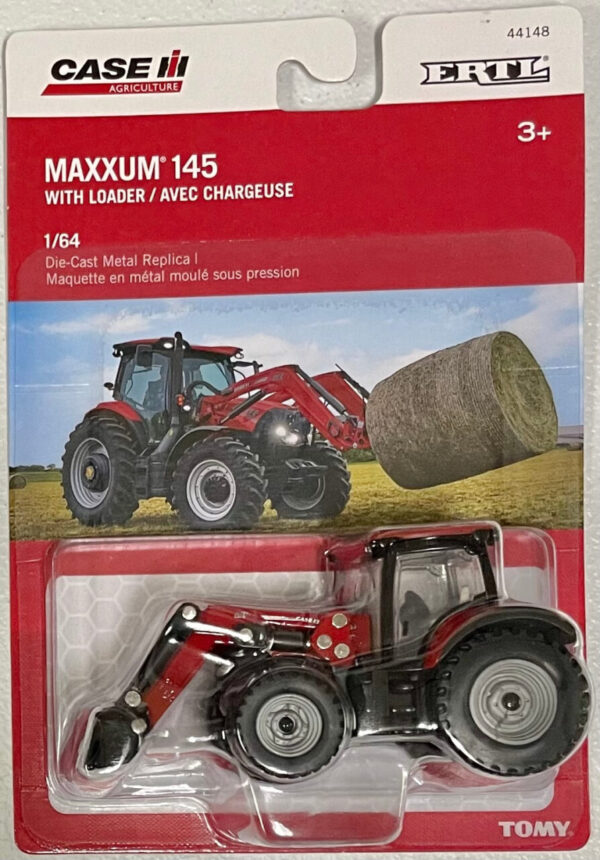 Ertl 1:64 die cast Case IH Maxxum 145 Tractor with Loader