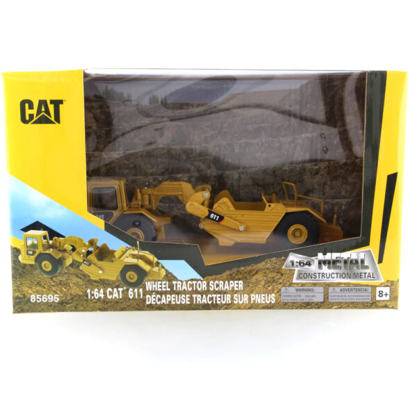 Diecast Masters 1:64 die cast CAT 611 Wheel Tractor Scraper