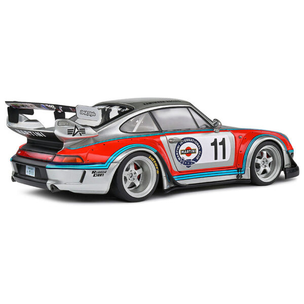 Solido 1:18 die cast Porsche 993 RWB Body Kit Martini Racing