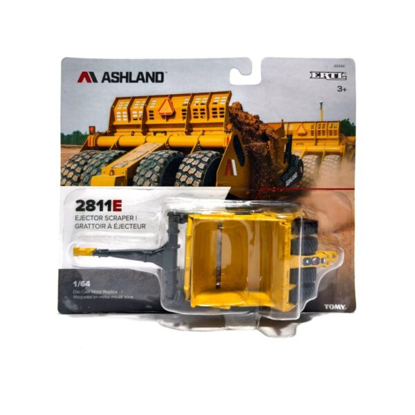 Ertl 1:64 die cast Ashland 2811E Ejector Construction Scraper