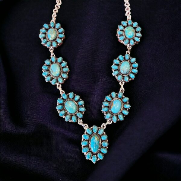 Turquoise Blossom Necklace