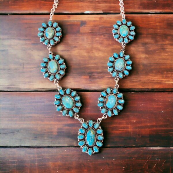 Turquoise Blossom Necklace