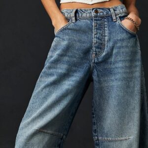 We the Free People Barrel Jeans