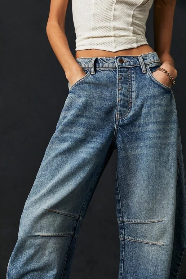 We the Free People Barrel Jeans