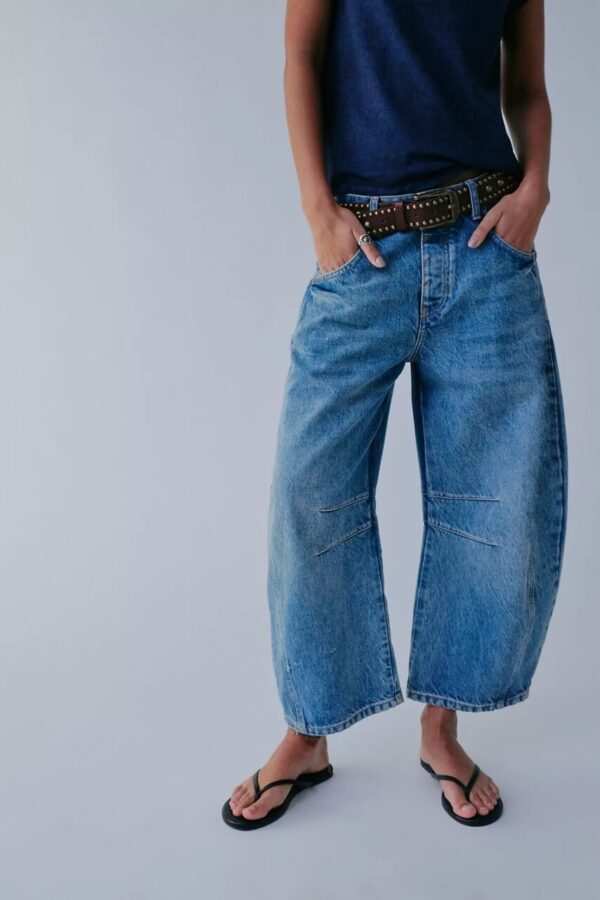 We the Free People Barrel Jeans