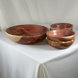 Red Cedar Salad Bowl and Serving Set