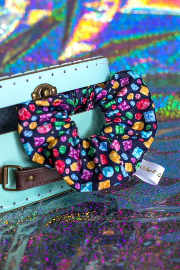 Scrunchie – What A Catch Bejeweled Scrunchie