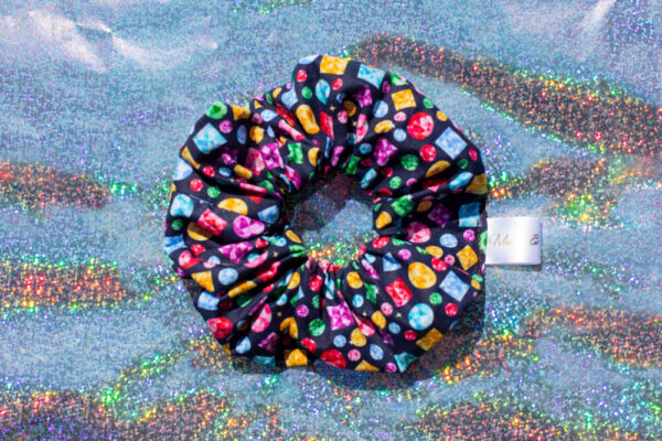 Scrunchie – What A Catch Bejeweled Scrunchie